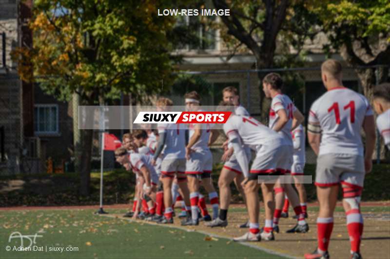 Alexander ARMSTRONG - Matthew CORKUM - Alexandre LAURENDEAU - Evan TENNANT -  ÉTS (École de technologie supérieure) - Université McGill - Rugby - RSEQ 2024 Rugby M - ETS (58) vs (14) McGill U. - Avant Match (#RSEQ24RMETSMCG0210) Photo by: Adrien Dat | Siuxy Sports 2024-10-12