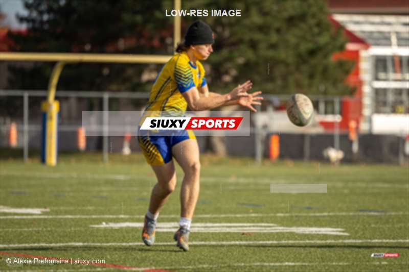  College John Abbott - Cégep André Laurendeau - Rugby - RSEQ 2023 - FINAL Coll. RUGBY MASC. - J.Abbott (22) vs (24) André Laurendeau (1ST HALF) (#RSEQ23RCABBAL1) Photo by: Alexie Prefontaine | Siuxy Sports 2023-11-05