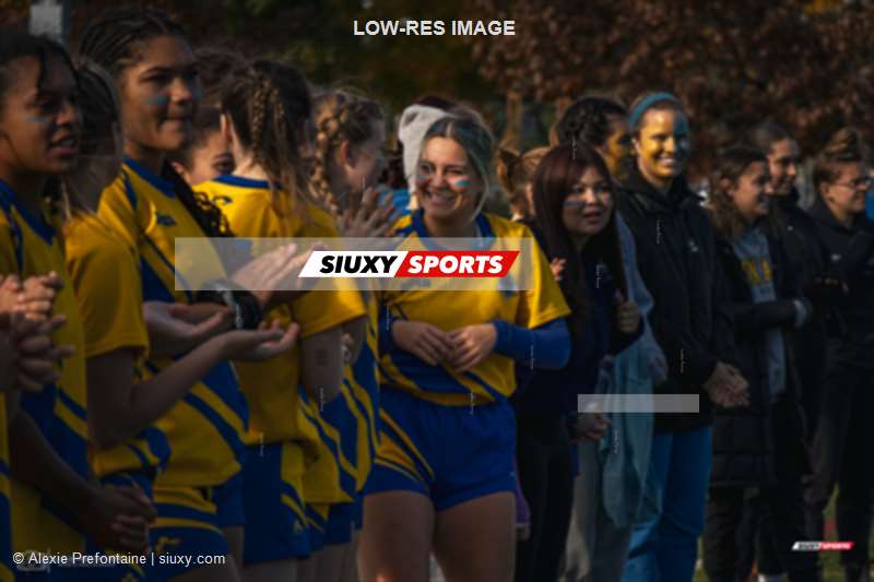  College John Abbott -  - Rugby - RSEQ 2023 - FINAL Coll. RUGBY Fem. - J.Abbott (Medals) (#RSEQ23RFJACAL3) Photo by: Alexie Prefontaine | Siuxy Sports 2023-11-05