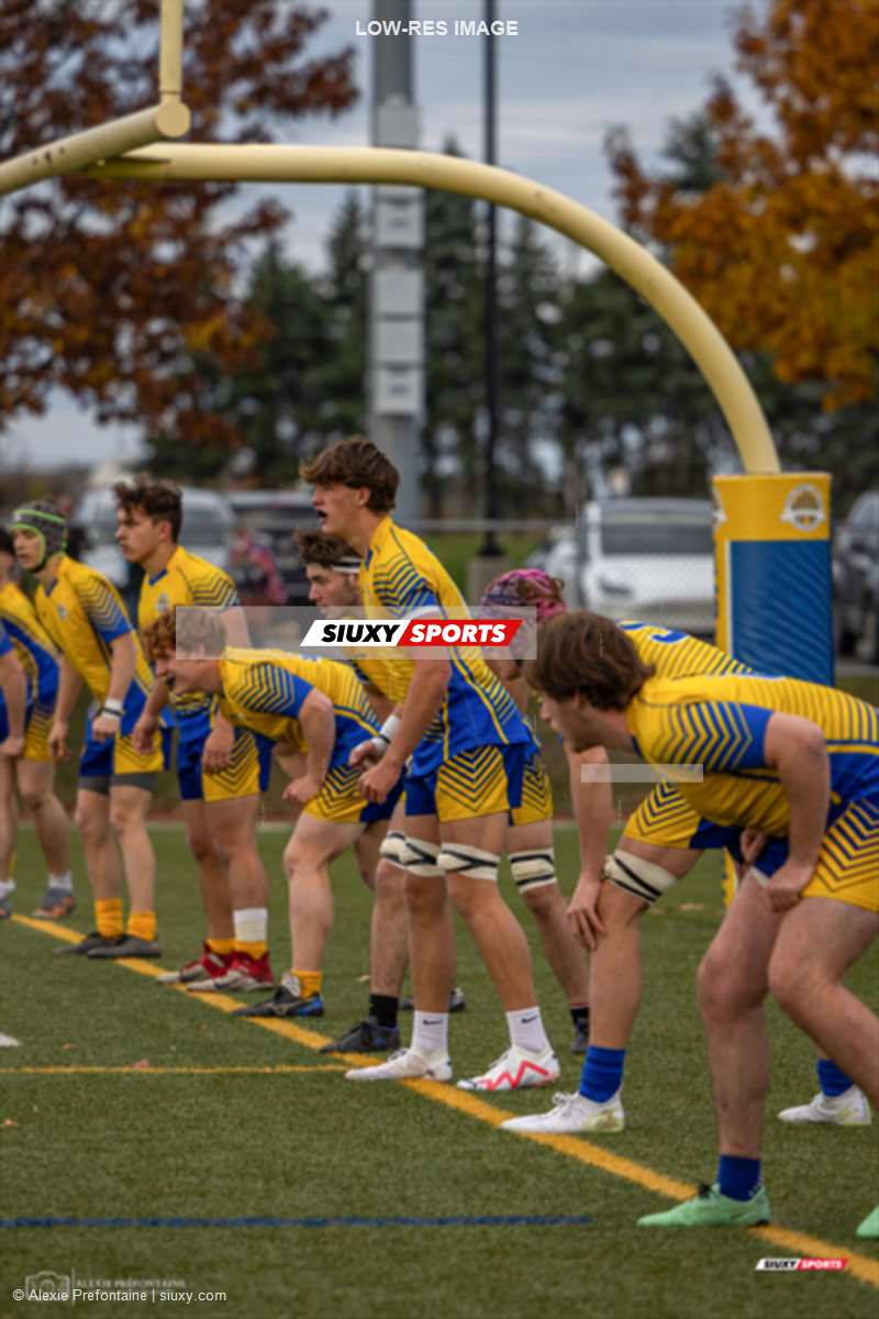  College John Abbott - Cégep André Laurendeau - Rugby - RSEQ 2023 - FINAL Coll. RUGBY MASC. - J.Abbott (22) vs (24) André Laurendeau (2nd HALF) (#RSEQ23RCABBAL2) Photo by: Alexie Prefontaine | Siuxy Sports 2023-11-05