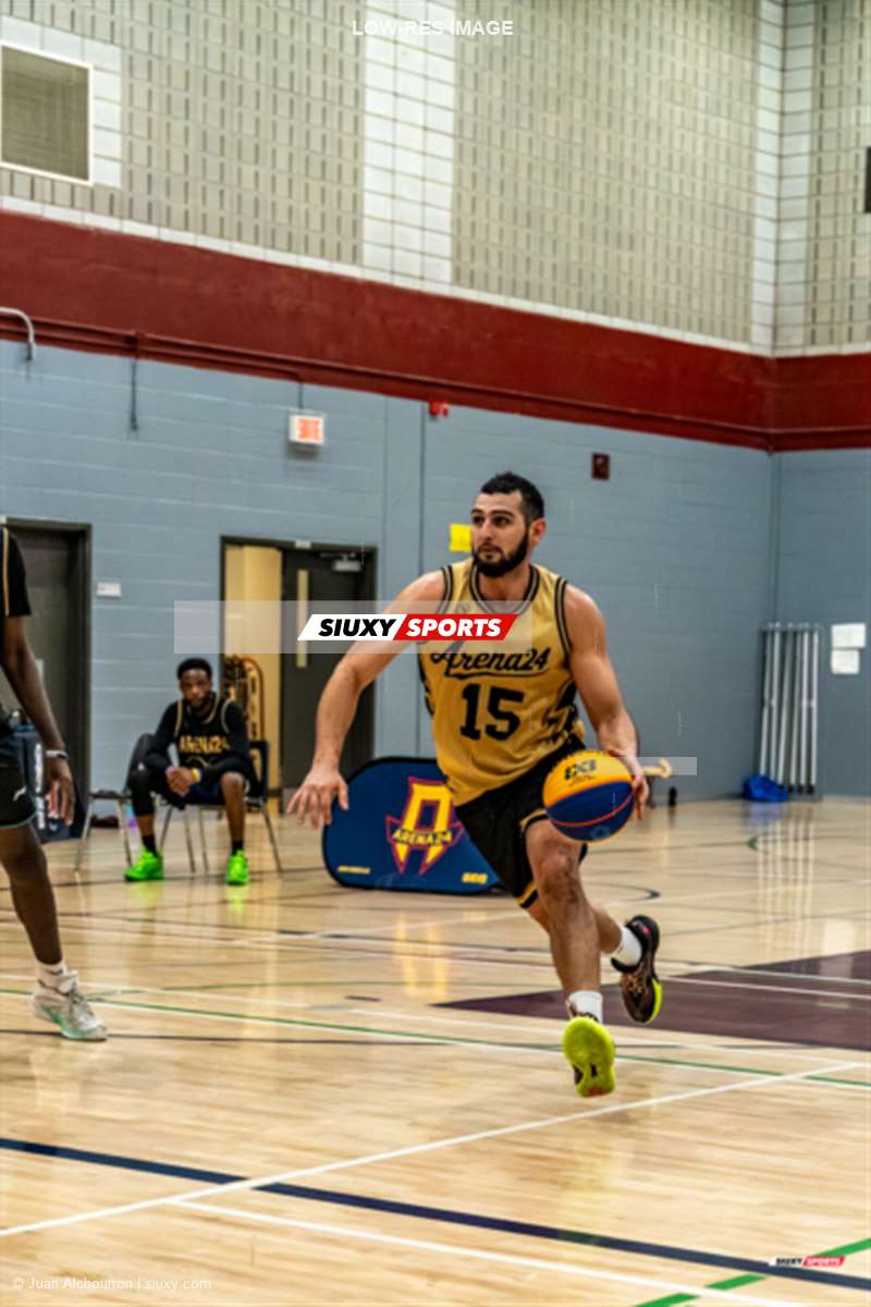 Rodier EKANGA - Daniel GHASSEMI BAKHTIARI -  Atlantis - Moonhunters - Basketball - 2026 - Area Courts - Arena 24 - Atlantis vs Moonhunters (#A24-26ATLMOO1) Photo by: Juan Alchourron | Siuxy Sports 2026-01-28