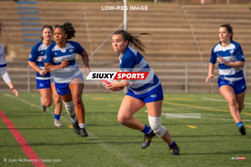 Catherine Ann BLENKHORN - Madeleine MCTAVISH - Alexandra ONDO - Lyanne ST-AMOUR -  Équipe féminine - Rugby Québec - Équipe féminine - Rugby Québec - Rugby - QORC-CROQ 2026 - Finale - QUÉBEC EST vs QUÉBEC OUEST - Match (#QORC26QEQO41) Photo by: Juan Alchourron | Siuxy Sports 2026-05-02