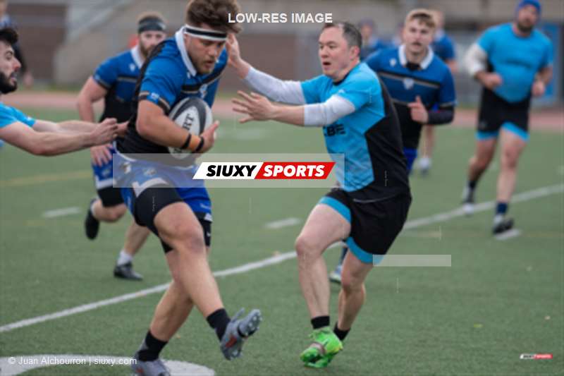 Elias BRUNEL - Jordon GOMES -  Montreal Wanderers Rugby Football Club - Parc Olympique Rugby - Rugby - RQ 2026 - LP1 M Res - Montreal Wanderers vs Parc Olympique (#RQ26SLMRWPO5) Photo by: Juan Alchourron | Siuxy Sports 2026-05-29