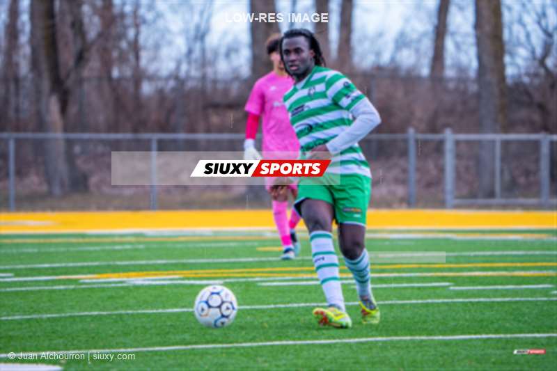 Amadou DIOP -  Celtix du Haut-Richelieu - Royal Beauport - Soccer - Senior Ligue 1 QC Masculin - Celtix Haut-Richelieu vs Royal Beauport (#PLSQ1MCHRRB4) Photo by: Juan Alchourron | Siuxy Sports 2026-04-11