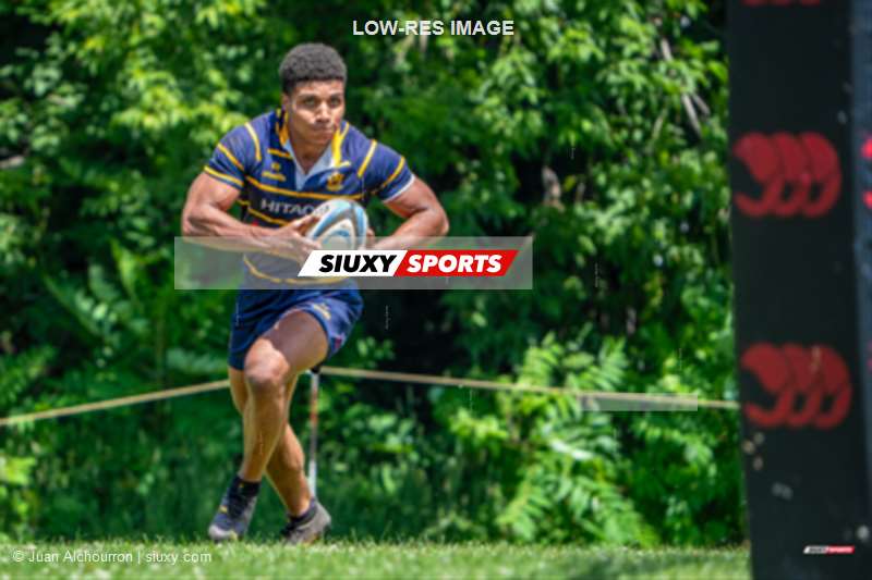 Karl AUGUSTINE -  Beaconsfield Rugby Football Club - Town of Mount Royal RFC - Rugby - RQ 2026 - Super Ligue Masc Réserves - Beaconsfield vs TMR (#RQ26SLMRBT07) Photo by: Juan Alchourron | Siuxy Sports 2026-07-11