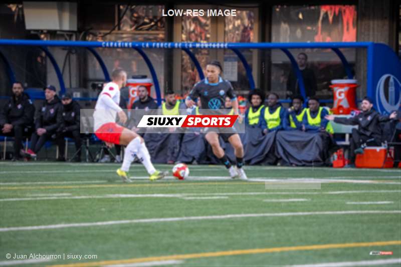 Keesean FERDINAND - Isaiah JOHNSTON -  Supra FC - Halifax Wanderers FC - Soccer - CPL 2026 - Supra FC vs Halifax Wanderers (#CPL26SFCHW4) Photo by: Juan Alchourron | Siuxy Sports 2026-04-24