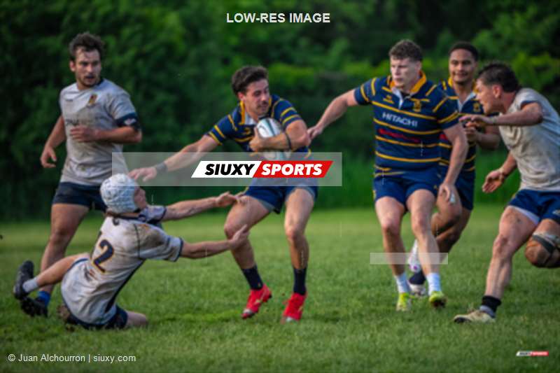 Philip HACALA - Hugo MIGNOT - Valmont SAVARIAUD -  Town of Mount Royal RFC - Sainte-Anne-de-Bellevue RFC - Rugby - RQ 2026 - Super Ligue Masc 1ère - Town Mount-Royal vs Sainte-Anne-de-Bellevue (#RQ26SLM1TMSA6) Photo by: Juan Alchourron | Siuxy Sports 2026-06-06