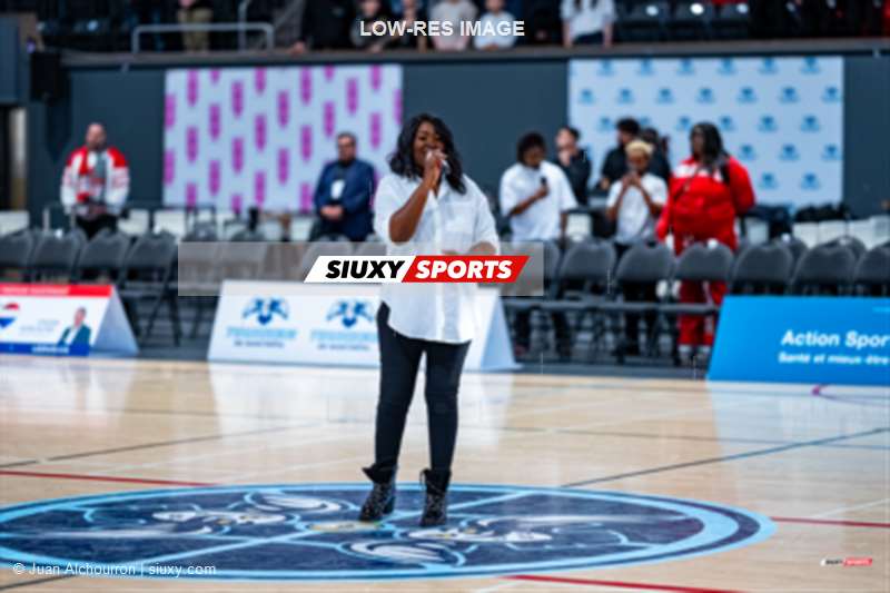Soulyne MICHEL -  Montreal - Sentinels - Basketball - BSL 2026 - Toundra de Montréal vs Texas Sentinels - Before and after the game (#BSL26TMST00) Photo by: Juan Alchourron | Siuxy Sports 2026-02-15