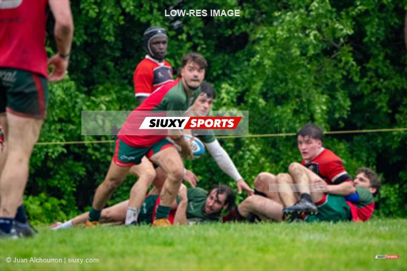Alexis DURAND - Quentin RUDA - Noah WARCUP -  Beaconsfield Rugby Football Club - Rugby Club de Montréal - Rugby - RQ 2026 - Super Ligue Masc Réserve - Beaconsfield vs Rugby Club de Montréal (#RQ26SLMRBRM6) Photo by: Juan Alchourron | Siuxy Sports 2026-06-06