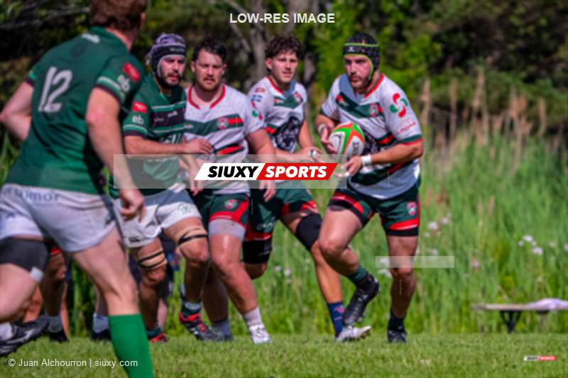Thomas AMIOT - Antoine GUIRLINGER -  Montreal Irish RFC - Rugby Club de Montréal - Rugby - RQ 2026 - SLM 1 - Montreal Irish vs Rugby Club de Montréal (#RQ26SLM1MIRC6) Photo by: Juan Alchourron | Siuxy Sports 2026-06-27