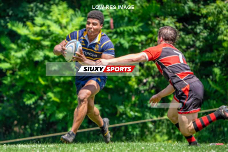 Karl AUGUSTINE -  Beaconsfield Rugby Football Club - Town of Mount Royal RFC - Rugby - RQ 2026 - Super Ligue Masc Réserves - Beaconsfield vs TMR (#RQ26SLMRBT07) Photo by: Juan Alchourron | Siuxy Sports 2026-07-11