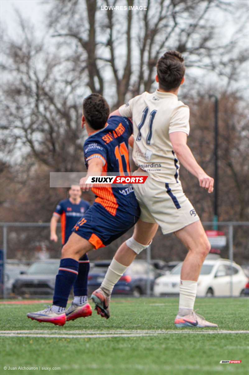  CS St-Laurent - AS de Blainville - Soccer - Senior Ligue 1 QC Masculin 2026 - CS St-Laurent vs AS Blainville (#PLSQ1FSTLBL04) Photo by: Juan Alchourron | Siuxy Sports 2026-04-18