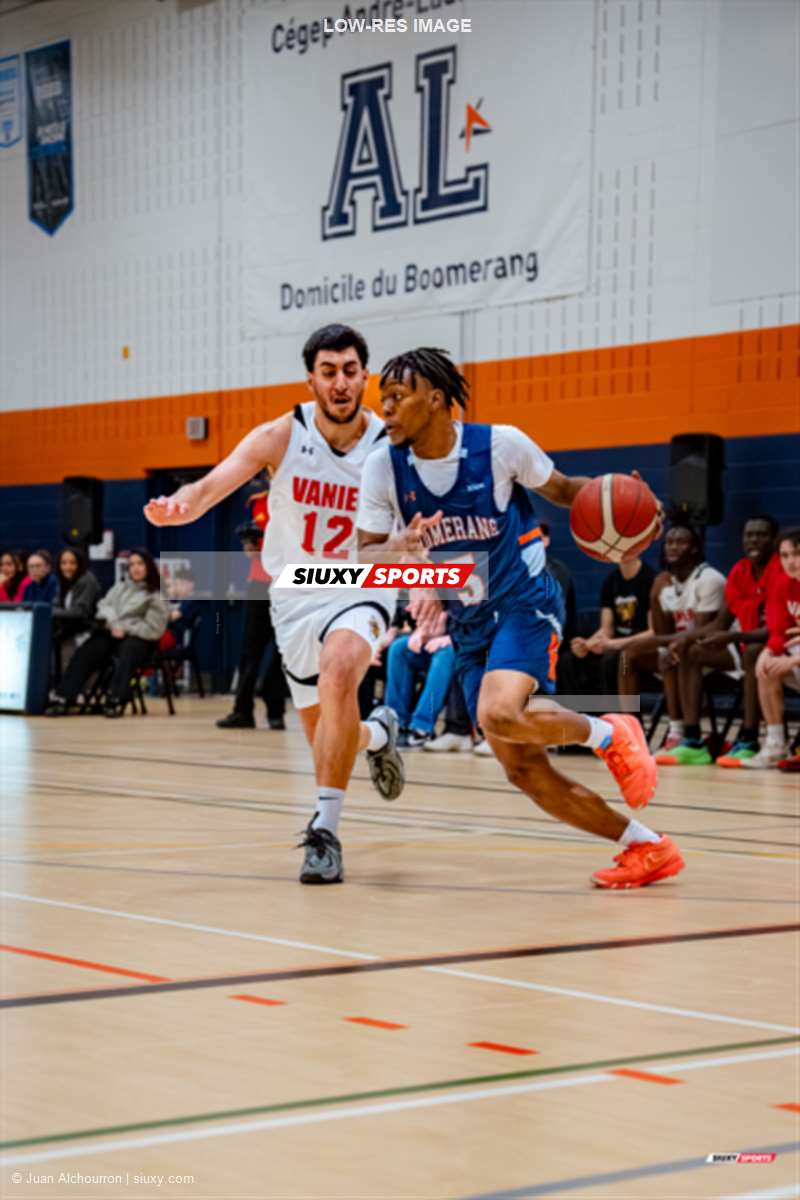 Yussef JAWAD -  Cégep Vanier - Cégep André Laurendeau - Basketball - RSEQ 2026 - Basketball M D2 - Championnat de conférence SO - Vanier vs André Laurendeau (#RSEQ26BMD24VA) Photo by: Juan Alchourron | Siuxy Sports 2026-03-28