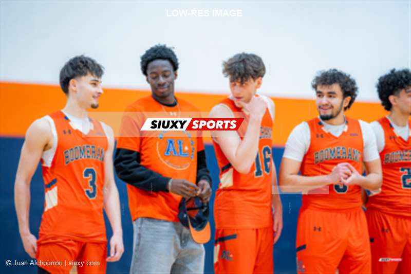Adam BENAYADI - Papa Babacar DIOP - Stefan-Daniel SZENTI -  Cégep André Laurendeau - Cégep Édouard-Montpetit - Basketball - RSEQ 2026 - Basketball M D2 - Championnat de conférence SO - André Laurendeau vs Édouard-Montpetit (#RSEQ26BMD26AE) Photo by: Juan Alchourron | Siuxy Sports 2026-03-29