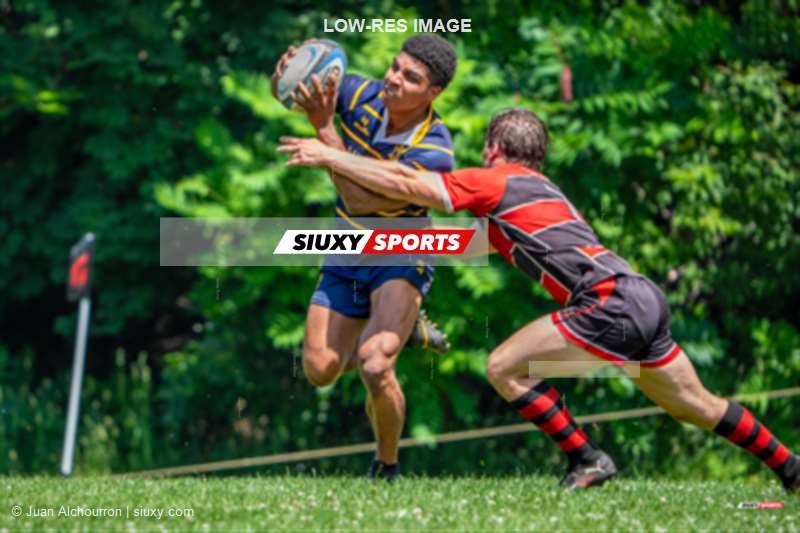 Karl AUGUSTINE -  Beaconsfield Rugby Football Club - Town of Mount Royal RFC - Rugby - RQ 2026 - Super Ligue Masc Réserves - Beaconsfield vs TMR (#RQ26SLMRBT07) Photo by: Juan Alchourron | Siuxy Sports 2026-07-11