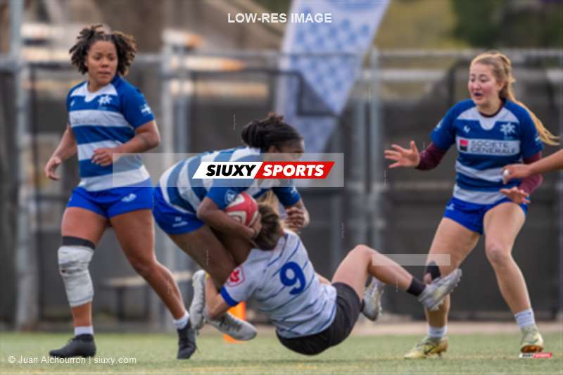 Alexandra ONDO - Sarah SCOTT -  Équipe féminine - Rugby Québec - Équipe féminine - Rugby Québec - Rugby - QORC-CROQ 2026 - Finale - QUÉBEC EST vs QUÉBEC OUEST - Match (#QORC26QEQO41) Photo by: Juan Alchourron | Siuxy Sports 2026-05-02