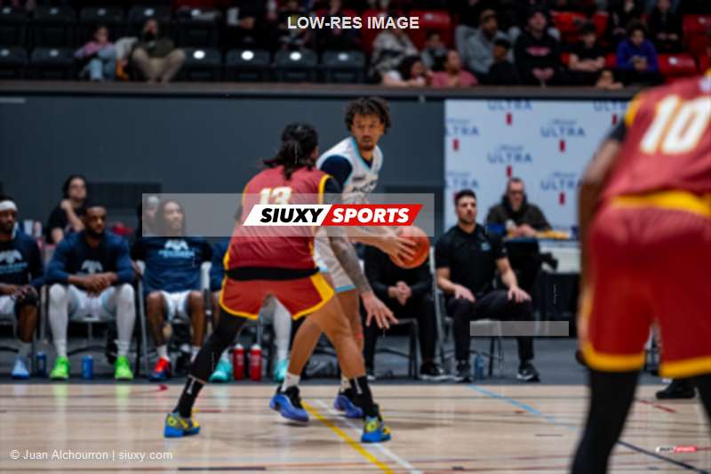 Alex LEIBA - Levi LONDOLE - Daniel SHAKUR -  Montreal - Newfoundland - Basketball - BSL 2026 - Toundra de Montréal vs Newfoundland Rogues - Game (#BSL26TMNR01) Photo by: Juan Alchourron | Siuxy Sports 2026-02-21