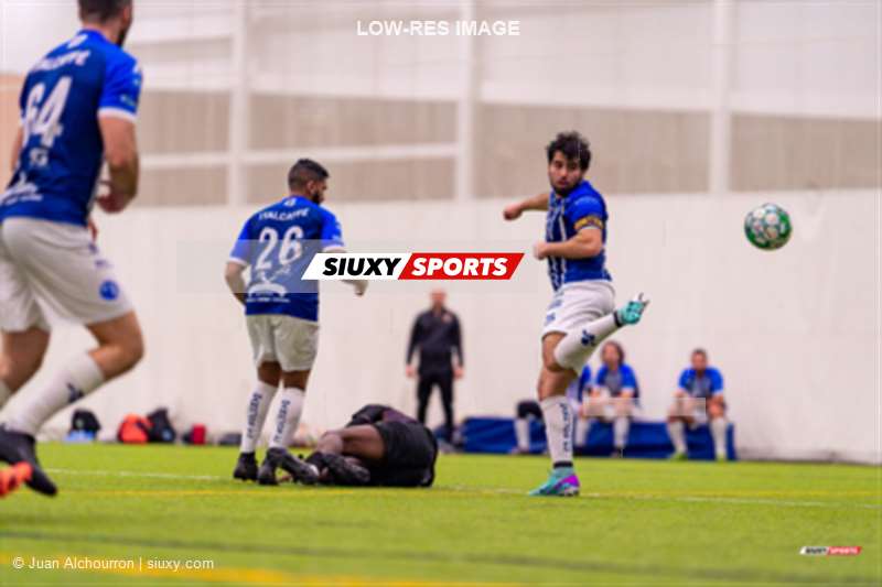 Mahmoud AKARIDE - Samuel ANDREWS - Loup TONNELIER -  Bandjos FC - Joga Bonito - Soccer - TKL 2024 DIV2 - Bandjos FC Div2 (5) vs (3) Joga Bonito (#TKL24D2BFCJOG02) Photo by: Juan Alchourron | Siuxy Sports 2024-02-27
