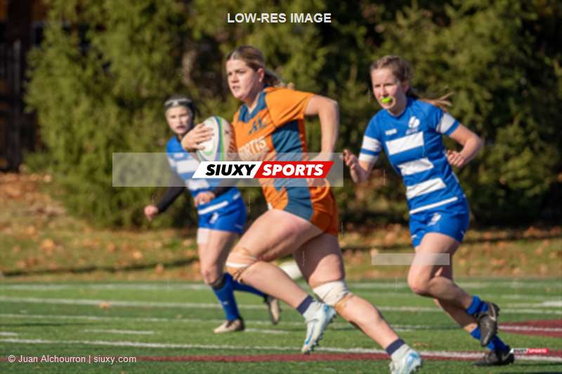  Cégep André Laurendeau - College Dawson - Rugby - RSEQ 2024 - Démi Finale Rugby Fem Cegep - André Laurendeau (31) vs (43) Dawson (#RSEQ24RFCALDC11) Photo by: Juan Alchourron | Siuxy Sports 2024-11-03