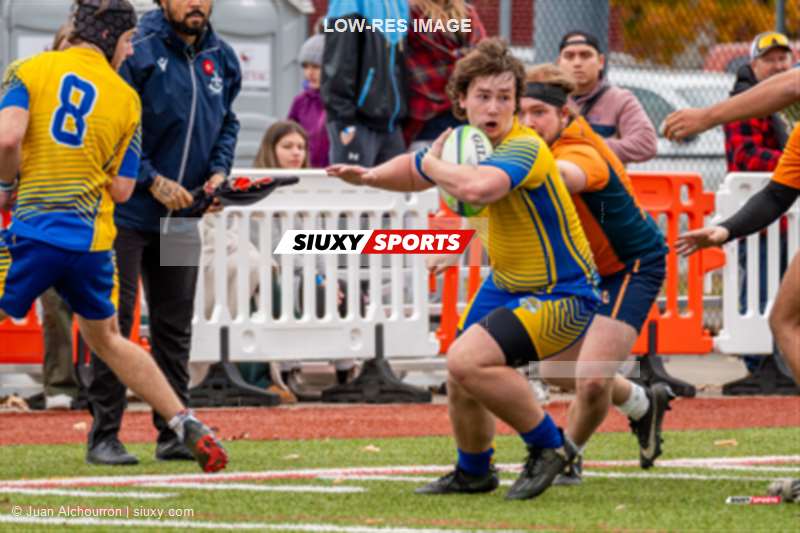 Nicklas BERGDAHL - Maxim OLIVIER -  College John Abbott - Cégep André Laurendeau - Rugby - RSEQ 2024 - Final Rugby Masc CEGEP - John Abbott (48) vs (18) André Laurendeau - Second Half (#RSEQ24FRMCJAAL2) Photo by: Juan Alchourron | Siuxy Sports 2024-11-10