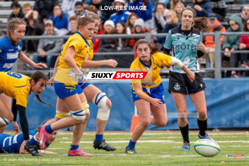  College John Abbott - College Dawson - Rugby - RSEQ 2024 - Final Rugby Fem CEGEP - John Abbott (12) vs (21) Dawson - First Half (#RSEQFRFCJAD01) Photo by: Juan Alchourron | Siuxy Sports 2024-11-10