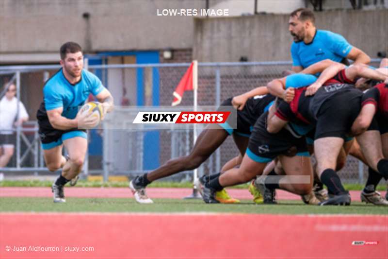 Mathieu LAMARQUE - Brandon PICARD -  Montreal Wanderers Rugby Football Club - Westmount Rugby Club - Rugby - RQ 2024 - LPR1 M2 - Montreal Wanderers RFC vs Westmount RC (12x12 players) (#RQ24LPR1M2WANWES07) Photo by: Juan Alchourron | Siuxy Sports 2024-07-12
