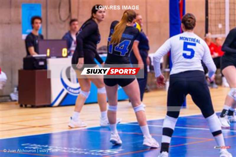 RSEQ - 2024 Volley F - Demi-finale - U de Montréal (3) vs (1) U Laval
