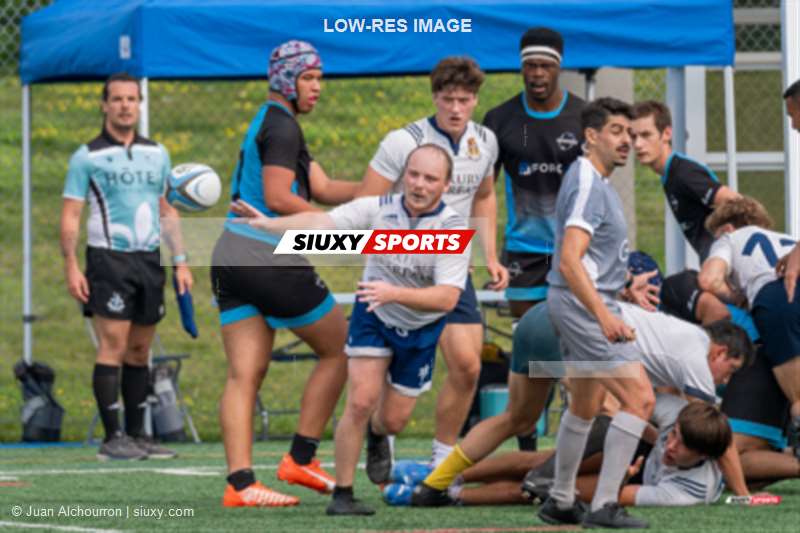 Alec MONTEALEGRE -  Sainte-Anne-de-Bellevue RFC - Montreal Wanderers Rugby Football Club - Rugby - RQ 2024 - Finales - LPR1 M2 - SABRFC (39) vs (17) Wanderers (#RQ24FLPR1M2SAWA) Photo by: Juan Alchourron | Siuxy Sports 2024-08-17