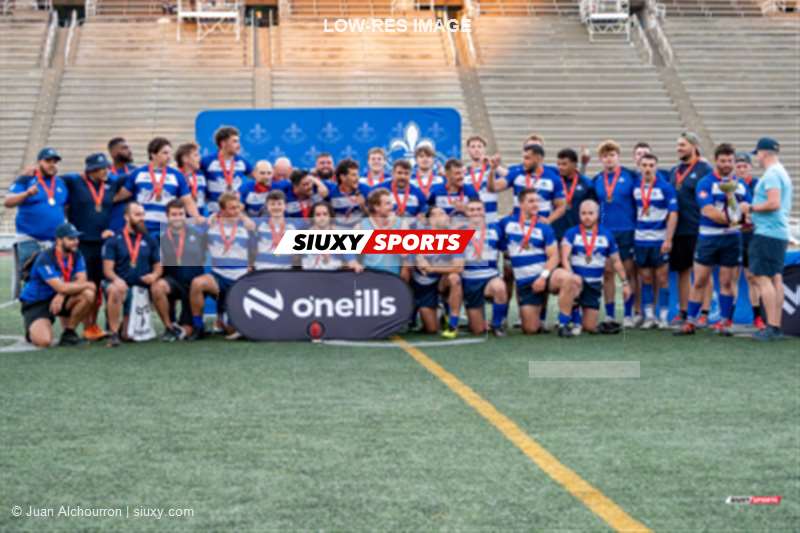 Philippe BEAUMONT - Yann NOPIEYIE -  Équipe Québec Senior Masculin - Newfoundland Rock - Rugby - ECRC 2024 - Rugby Québec vs Rock Newfoundland -  Avant et après match (#ECRC24QUENFL06C) Photo by: Juan Alchourron | Siuxy Sports 2024-06-02