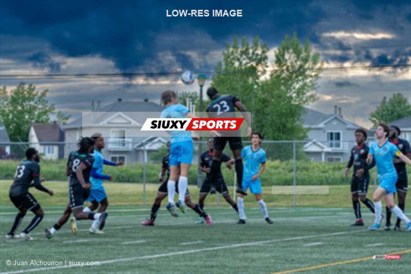 Shawn Antony ALTIDOR VIAU -  AS Laval - CS de St-Hubert - Soccer - PLSQ - AS de Laval (3) vs (1) CS St-Hubert (#PLSQ24ASLSSH06) Photo by: Juan Alchourron | Siuxy Sports 2024-06-08