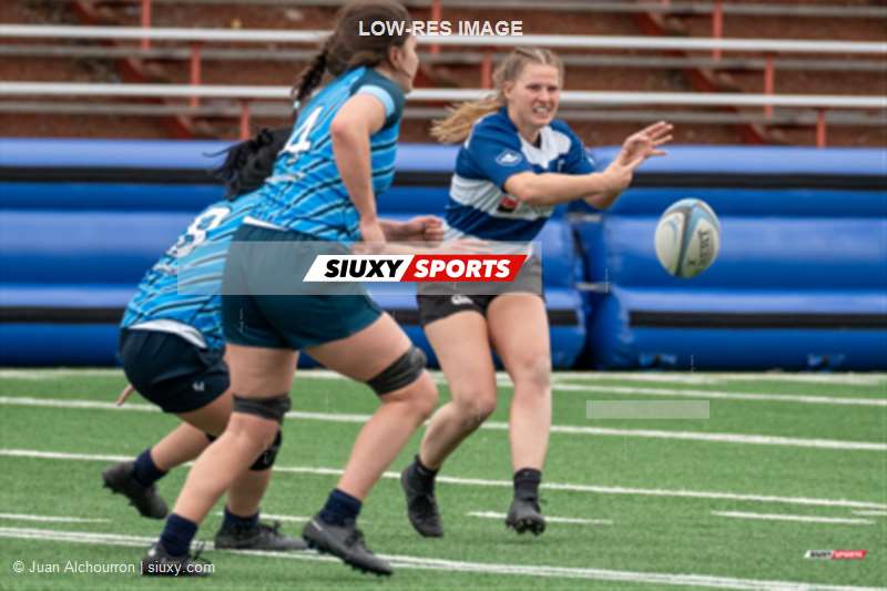 Audrey CHAMPAGNE -  Équipe féminine - Rugby Québec - Ontario Blues (w) - Rugby - QORC-CROQ 2024 - QUÉBEC EST (40) VS (29) ONTARIO EST (#RQ24CROQQESOES04) Photo by: Juan Alchourron | Siuxy Sports 2024-04-27