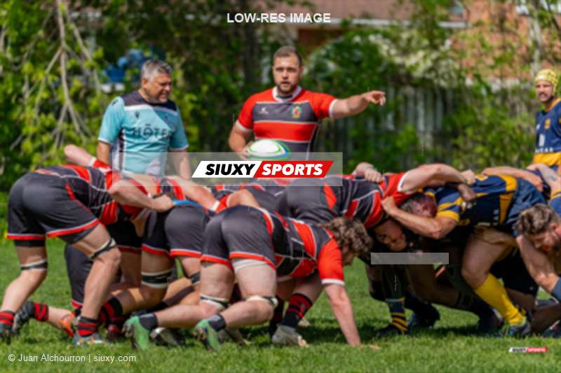 Andrei MOISA -  Beaconsfield Rugby Football Club - Town of Mount Royal RFC - Rugby - RQ 2024 - Super Ligue M Rés - Beaconsfield RFC (17) vs (17) Town of Mount Royal RFC (#RQ24SLMRBEATMR05) Photo by: Juan Alchourron | Siuxy Sports 2024-05-18