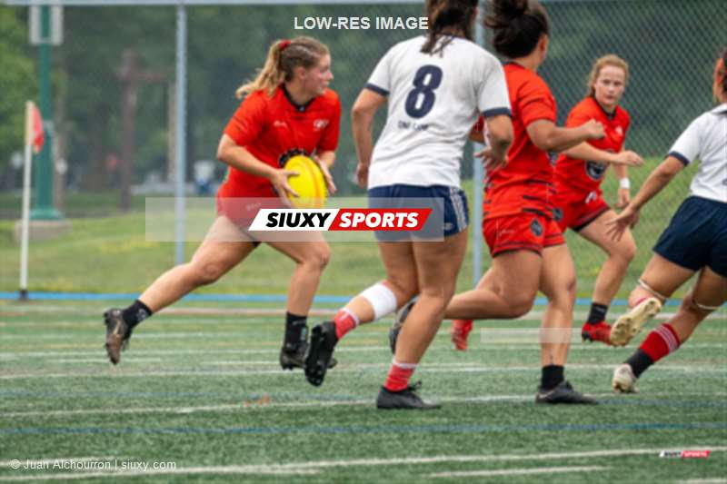 Audrey CHAMPAGNE -  Club de Rugby de Québec - Sainte-Anne-de-Bellevue RFC - Rugby - RQ 2024 - Finales - SL F1 - CR Québec (38) vs (7) SABRFC (#RQ24FSLF1QSA) Photo by: Juan Alchourron | Siuxy Sports 2024-08-17