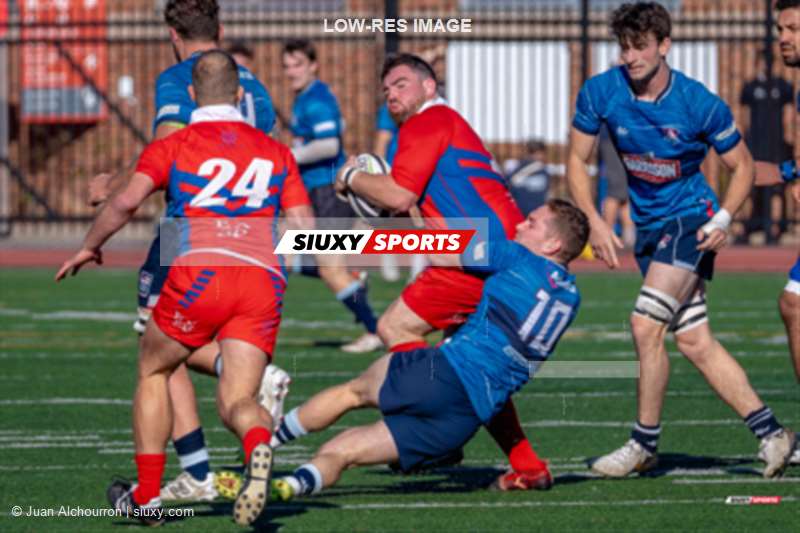 Cooper COATS - Stephen MARTINEZ -  Montreal 1862 Rugby - Atlantic Privateers RC - Rugby - Montreal 1862 Rugby (12) vs (14) Atlantic Privateers RC - 2nd Half (#MTL1862APRIV0210) Photo by: Juan Alchourron | Siuxy Sports 2024-10-19