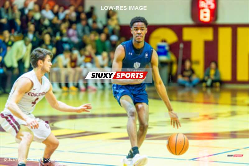 Quincy LOUIS-JEUNE - Alec PHANEUF -  Université Concordia - Université du Québec à Montréal - Basketball - RSEQ - 2024 Basketball M - Concordia U. (57) vs (63) UQAM - Final Provinciale (#RSEQ24BMCONUQAM03) Photo by: Juan Alchourron | Siuxy Sports 2024-03-02