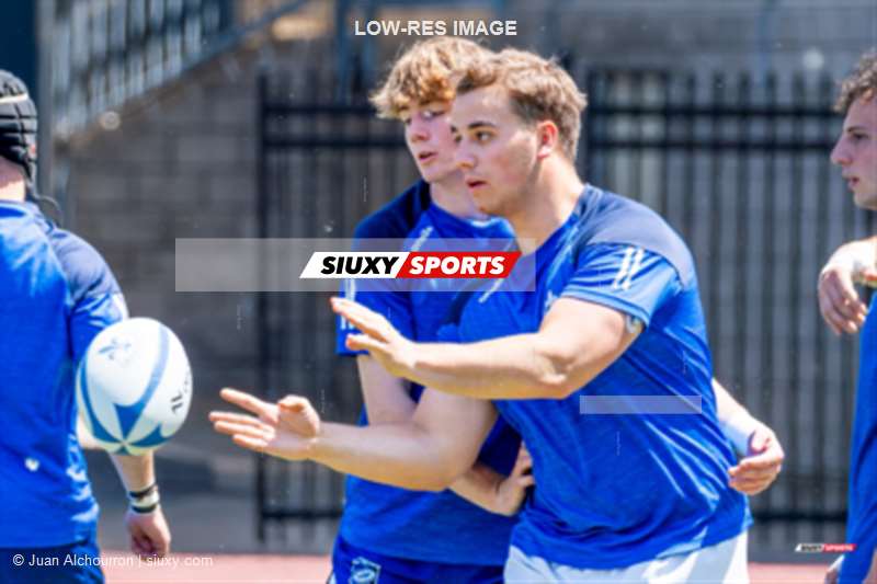 Romain LARCHER - Alexandre LAURENDEAU -  Équipe Québec Senior Masculin - New England - Rugby - ECRC 2024 - Rugby Québec Dével. (31) vs (15) FreeJacks Independents - 5th place  (#ECC24RQDFJI06) Photo by: Juan Alchourron | Siuxy Sports 2024-06-02
