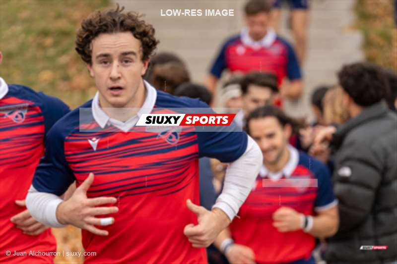 Baptiste CHAUPIN -  ÉTS (École de technologie supérieure) - Université Ottawa - Rugby - RSEQ 2024 - Finale Rugby Univ Masc - ETS vs Ottawa - Avant Match (#RSEQ24FRUMETSOTT00) Photo by: Juan Alchourron | Siuxy Sports 2024-11-02