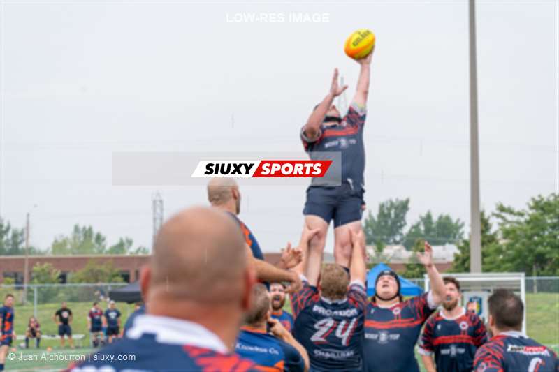  Brome Lake Ducks Rugby Club - Braves de Trois-Rivières - Rugby - RQ 2024 - Finales - LPR2 M1 - Brome Lake (20) vs (17) Trois-Rivières (#RQ24FLPR2M1BLTR) Photo by: Juan Alchourron | Siuxy Sports 2024-08-17