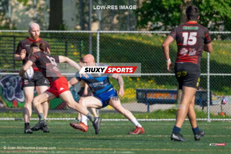 Maxime SAUVAGE -  Parc Olympique Rugby - Club de Rugby de Québec - Rugby - RQ 2024 - Super Ligue M - Parc Olympique (29) vs (15) Club de Rugby de Québec - 2ème mi-temps (#RQ24SLM2PARQUE05) Photo by: Juan Alchourron | Siuxy Sports 2024-05-18