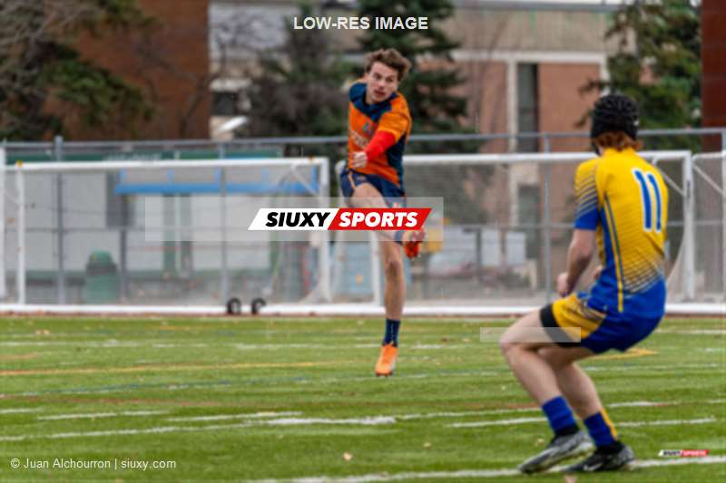 Arthur MARIE-OLIVE -  College John Abbott - Cégep André Laurendeau - Rugby - RSEQ 2024 - Final Rugby Masc CEGEP - John Abbott (48) vs (18) André Laurendeau - First Half (#RSEQ24FRMCJAAL1) Photo by: Juan Alchourron | Siuxy Sports 2024-11-10