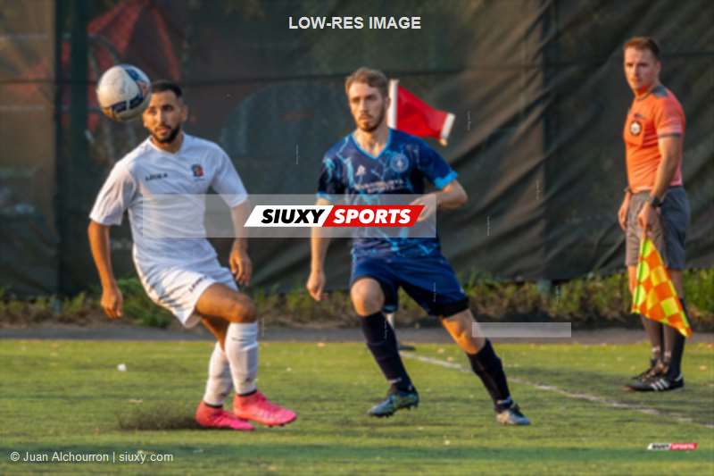 Nabil SAADA -  CS Mont-Royal Outremont - CS de St-Hubert - Soccer - PLSQ - CS Mont-Royal Outremont (2) vs (3) CS de St-Hubert (#PLSQ24CSMROSH07) Photo by: Juan Alchourron | Siuxy Sports 2024-07-21