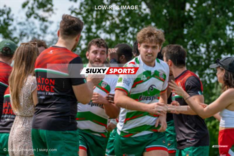 Erwan MAGENDIE - Josselin THIZON -  Montreal Irish RFC - Rugby Club de Montréal - Rugby - RQ 2024 - SUPER LIGUE M1 - MONTREAL IRISH RFC VS RUGBY CLUB DE MONTRÉAL (#RQ24SLM1MIRRCM07) Photo by: Juan Alchourron | Siuxy Sports 2024-07-13