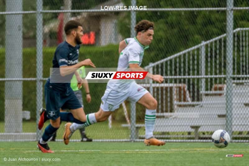 Maxime BOURGEOIS - Yanis CHABBI -  Celtix du Haut-Richelieu - AS de Blainville - Soccer - PLSQ - Celtix du Haut-Richelieu (2) vs (3) AS de Blainville - 2ème mi-temps (#PLSQ24CHRASB206) Photo by: Juan Alchourron | Siuxy Sports 2024-06-22
