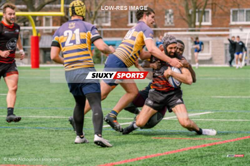 Jeffson BOISVERT -  Club de Rugby de Québec - Town of Mount Royal RFC - Rugby - PARCO TOURNOI A.STEFU 2024 - Game05 - CRQ (0) vs (24) TMR (#2024TAS05CRQTMR) Photo by: Juan Alchourron | Siuxy Sports 2024-04-27