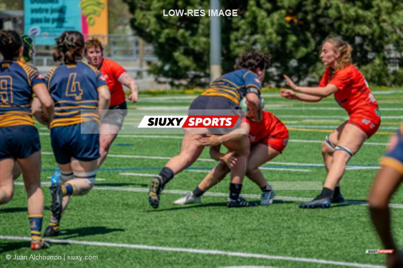  Town of Mount Royal RFC - Club de Rugby de Québec - Rugby - RQ 2024 - Super Ligue F - TMR (5) - (74) Club de Rugby de Québec (#RQ24SLFTMRCRQ05) Photo by: Juan Alchourron | Siuxy Sports 2024-05-11