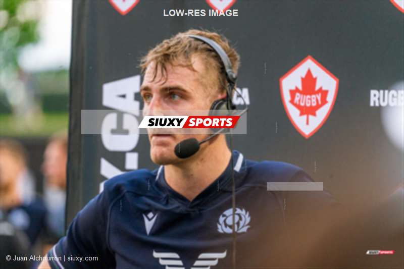 Stafford MCDOWALL -  Canada Rugby XV M - Scotland national rugby union team - Rugby - Canada vs Scotland - 2024 TD Place - Post Game - Reel 3 (#CANSCO240703) Photo by: Juan Alchourron | Siuxy Sports 2024-07-06