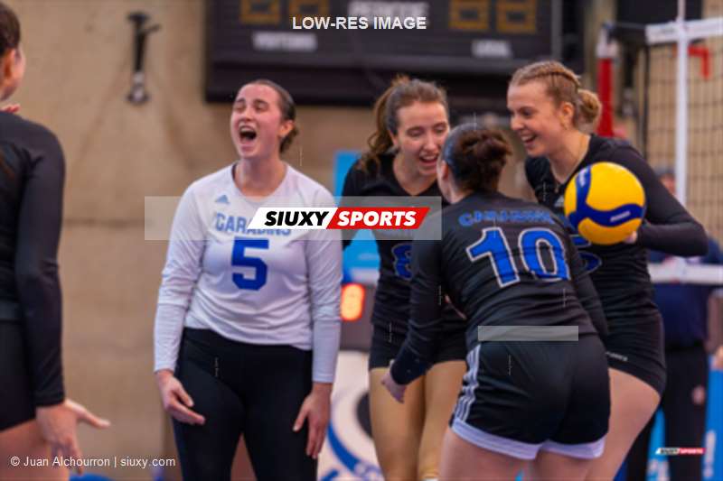 Florence CLOUTIER - Myriam KAYSER-TOURIGNY - Brittany MCGLASHAN - Sarah MCGLASHAN -  Université de Montréal - Université du Québec à Montréal - Volleyball - RSEQ - 2024 Volley F - U de Montréal (3) vs (0) UQAM (#RSEQ24VFUDMUQA02) Photo by: Juan Alchourron | Siuxy Sports 2024-02-11