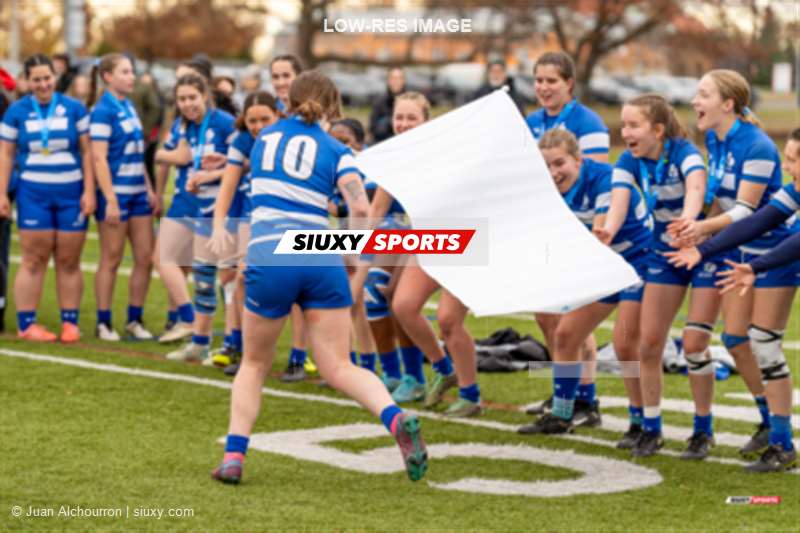 Juliette HAY -  College John Abbott - College Dawson - Rugby - RSEQ 2024 - Final Rugby Fem CEGEP - John Abbott vs Dawson - After Match (#RSEQ24FRFCJAD03) Photo by: Juan Alchourron | Siuxy Sports 2024-11-10