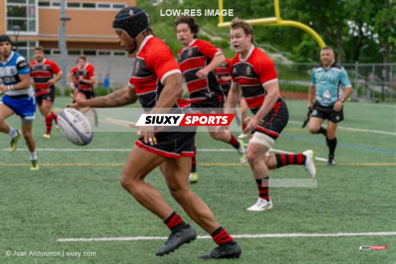 Cameron HARTE - Andrei MOISA -  Parc Olympique Rugby - Beaconsfield Rugby Football Club - Rugby - RQ 2024 - Super Ligue M - Parc Olympique (14) vs (45) Beaconsfield RFC (#RQ24SLMPOBEA06) Photo by: Juan Alchourron | Siuxy Sports 2024-06-08