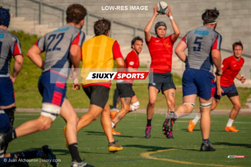  ÉTS (École de technologie supérieure) - Université Laval - Rugby - ETS vs Université Laval - Rugby M2 - Équipes développement (#ETSUL2024RM209) Photo by: Juan Alchourron | Siuxy Sports 2024-09-29